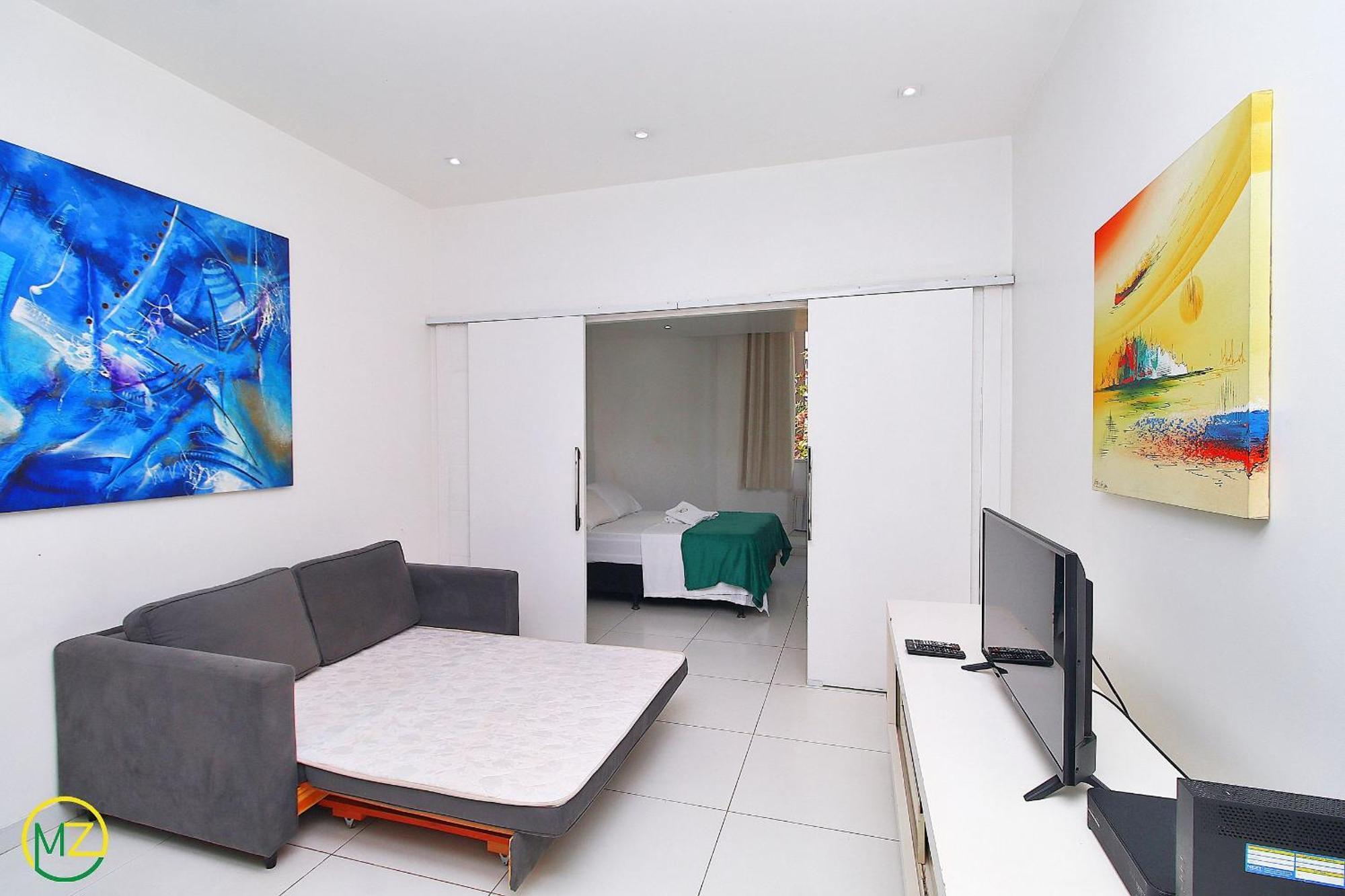 Studio Com Vista Lateral Para O Mar Em Copacabana Рио де Жанейро Екстериор снимка