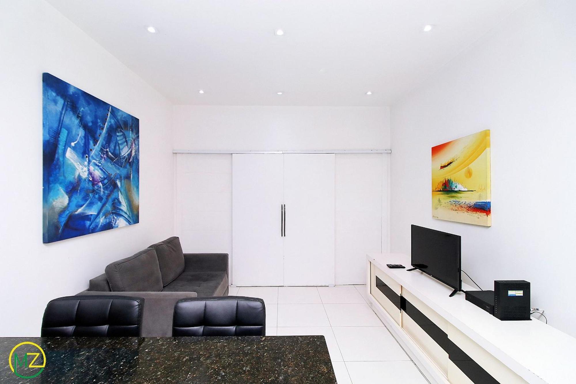 Studio Com Vista Lateral Para O Mar Em Copacabana Рио де Жанейро Екстериор снимка