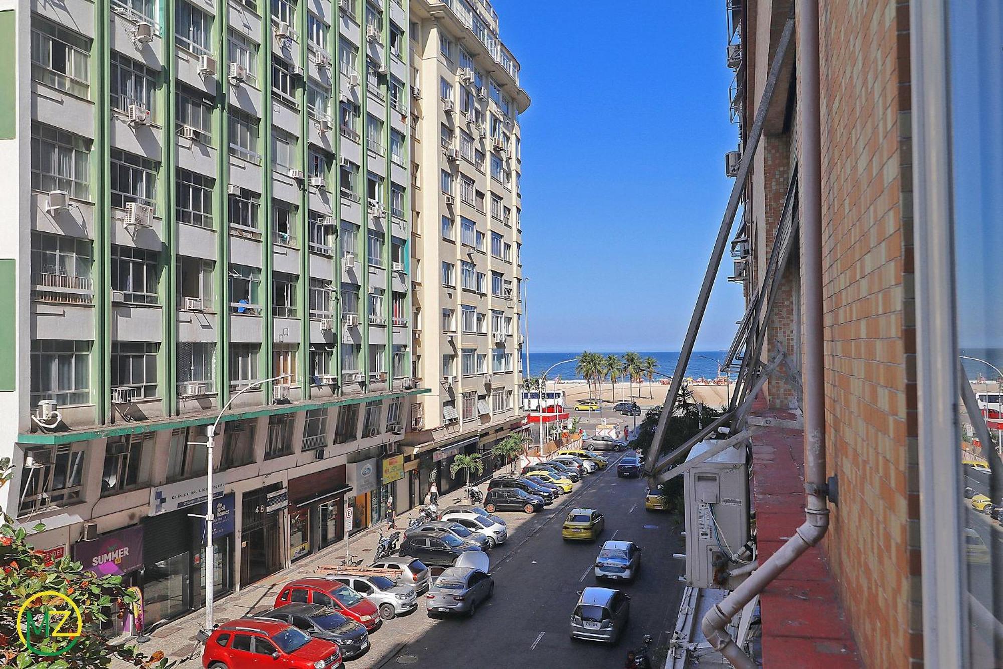 Studio Com Vista Lateral Para O Mar Em Copacabana Рио де Жанейро Екстериор снимка